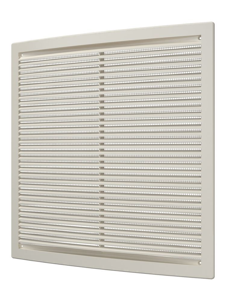  Решетка вентиляционная РЦ сетка 340х340 пластик Ivory ERA 