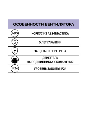 Вентилятор канальный PROFIT D100 осевой ERA