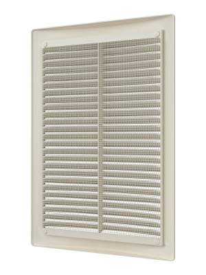Решетка вентиляционная РЦ сетка 180х250 пластик Ivory ERA
