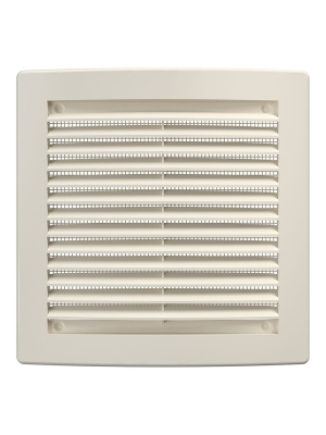 Решетка вентиляционная РЦ сетка 150х150 пластик Ivory ERA