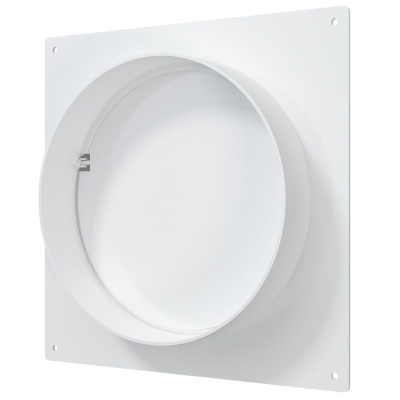 Площадка торцевая SKNPO фланец D150 соединитель обр.клапан 190x175 пластик ERA