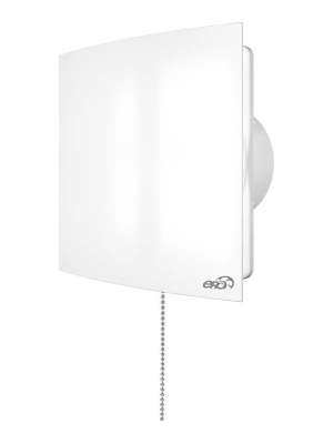 Вентилятор накладной QUADRO D125 обр.клапан тяг.выкл. ERA