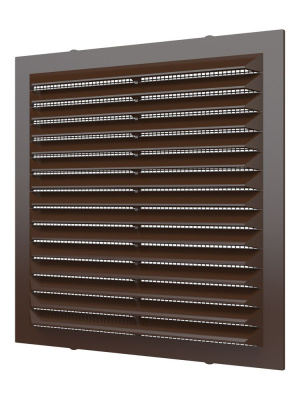 Решетка вентиляционная С сетка 138х138 пластик Brown ERA
